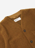 Cardigan - Mustard Wool Fleece