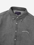 Washed Denim Shirt - Grey