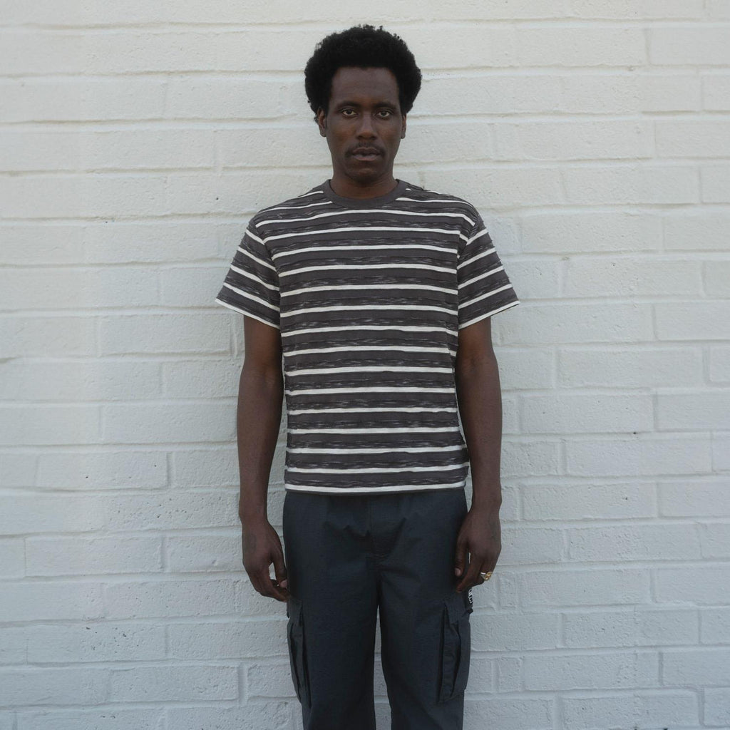 Casey Striped T-shirt - Brown