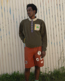 BRAIN DEAD Equipment Pullover Fleece - Olive