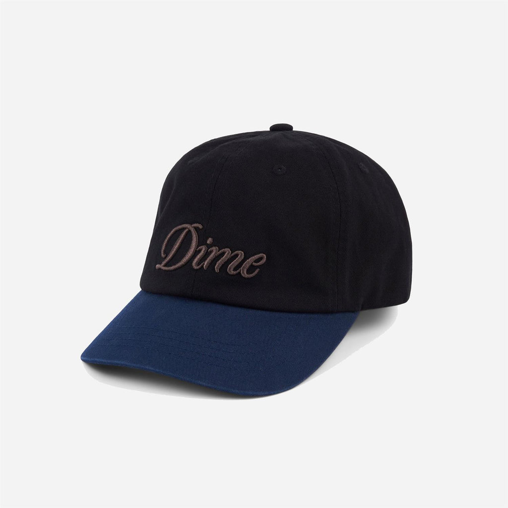 Cursive Low Pro Cap - Black/Midnight