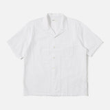 Sal Road Shirt - White Kos Self Stripe