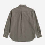 Mo Check Oversized Shirt - Taupe