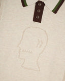 Logo Head Pointelle Polo - Natural