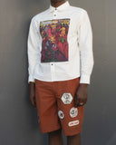 Mythic Star Oxford Shirt - White