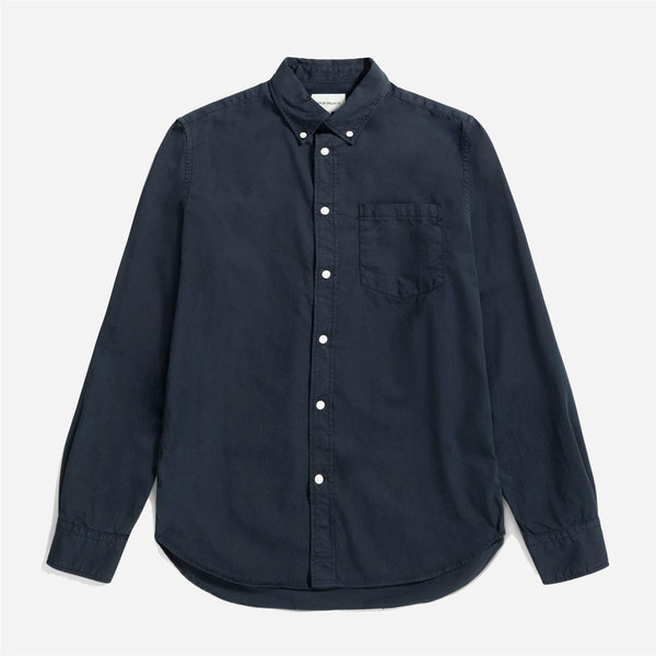 Osvald BD Twill Shirt - Dark Navy