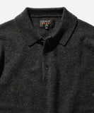 Knit Polo 9G - Charcoal