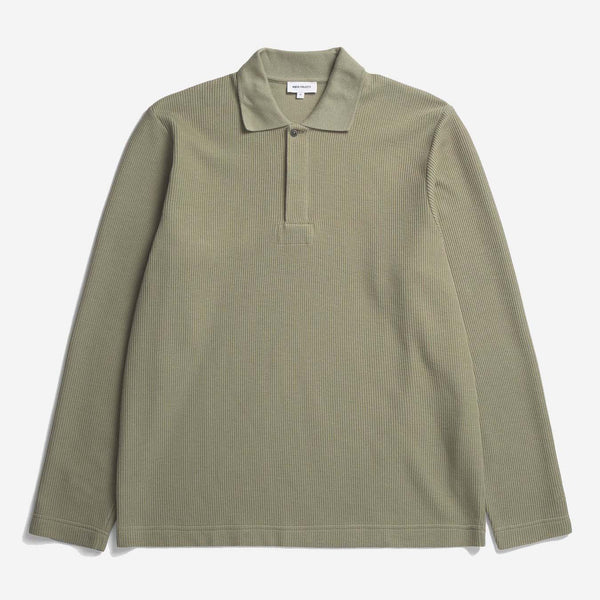 Ruben Double Face LS Polo - Clay