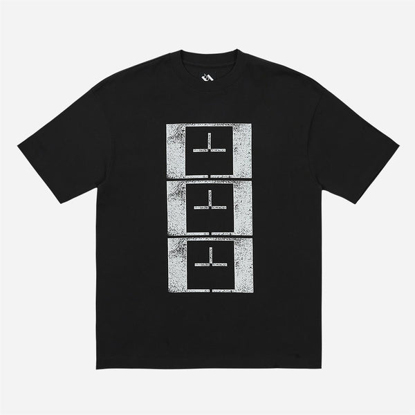 TTT Upside Down Stamp T's T-shirt - Black