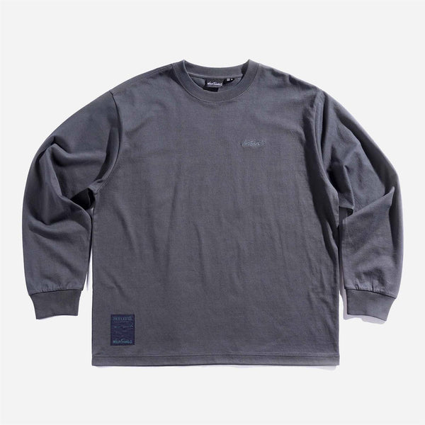 Snow Leopard L/S Tee - Charcoal