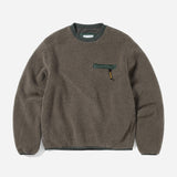 GORE-TEX WINDSTOPPER® Wool Fleece Crewneck - Mud