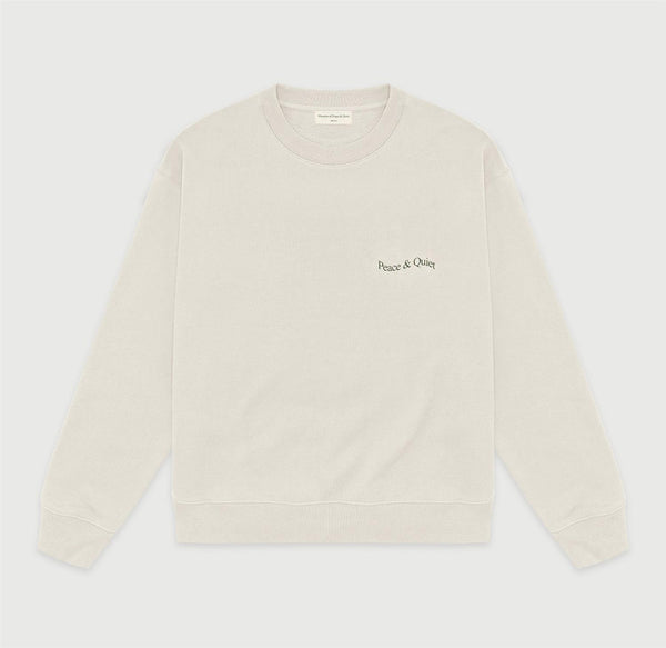 Wordmark Crewneck - Bone