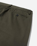 Twill Double-Pleat Pant - Olivewood