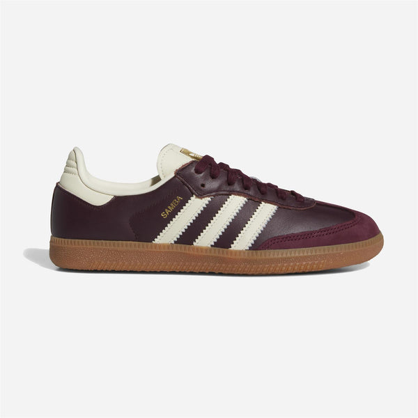 Samba OG Women's - Maroon/Cream White/Gold Metallic