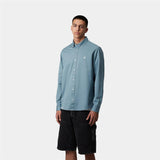 L/S Madison Shirt -  Icy Water/Wax