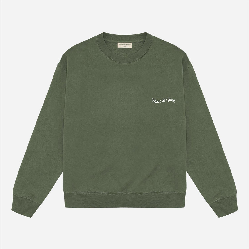 Wordmark Crewneck - Olive