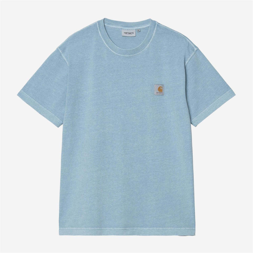 S/S Nelson T-Shirt -  Clay Blue (garment dyed)