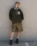 Twill Climber Short - Leaf Camo