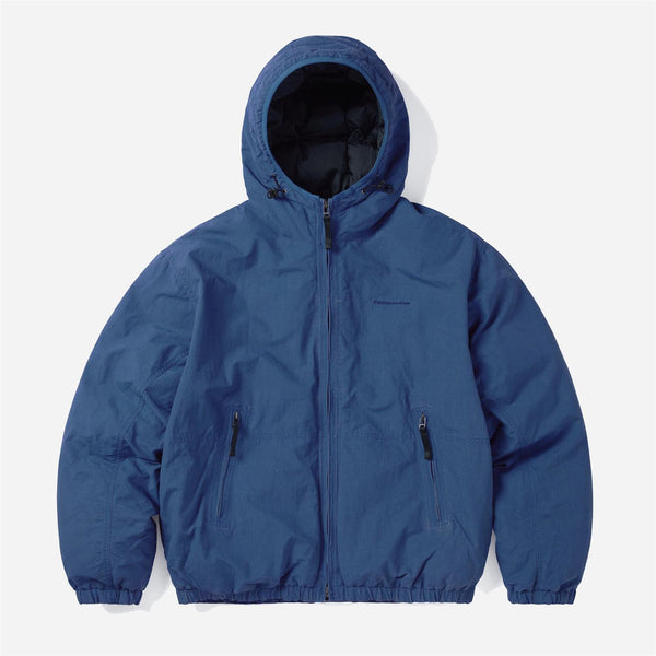 Washed Down Puffer Jacket - Navy