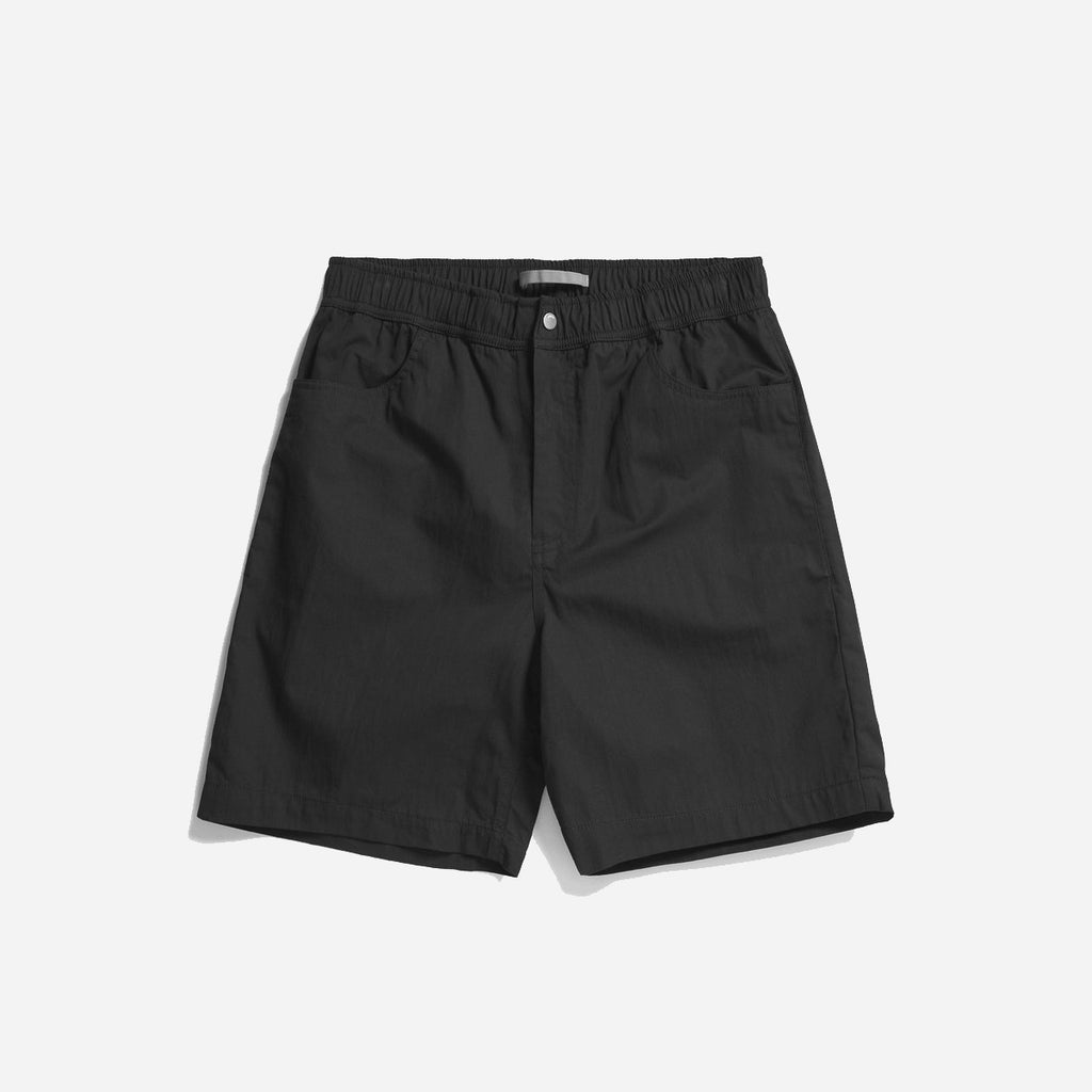 Ragnar Fine Broken Twill Shorts - Black