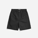 Ragnar Fine Broken Twill Shorts - Black