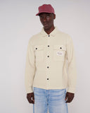 Waffle Button Front Shirt - Tan