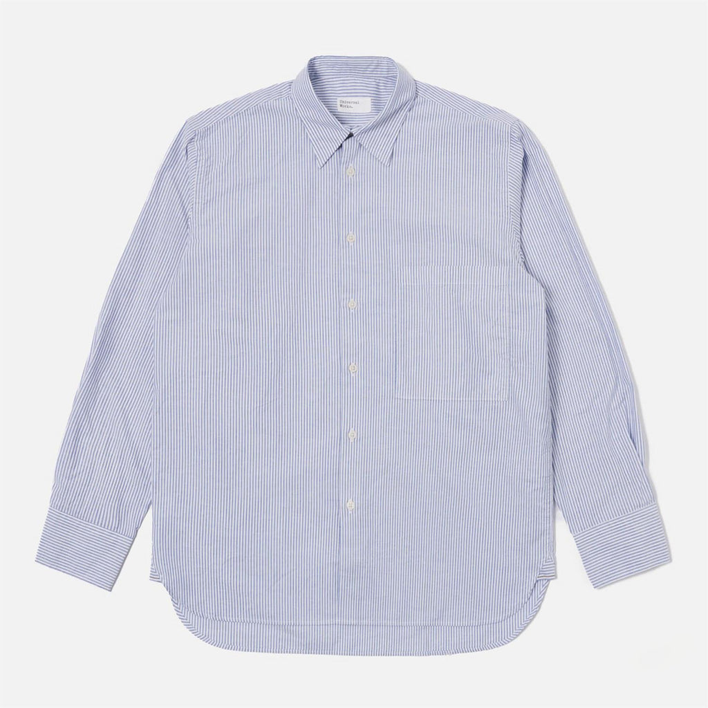 Square Pocket Shirt - Navy Security Stripe