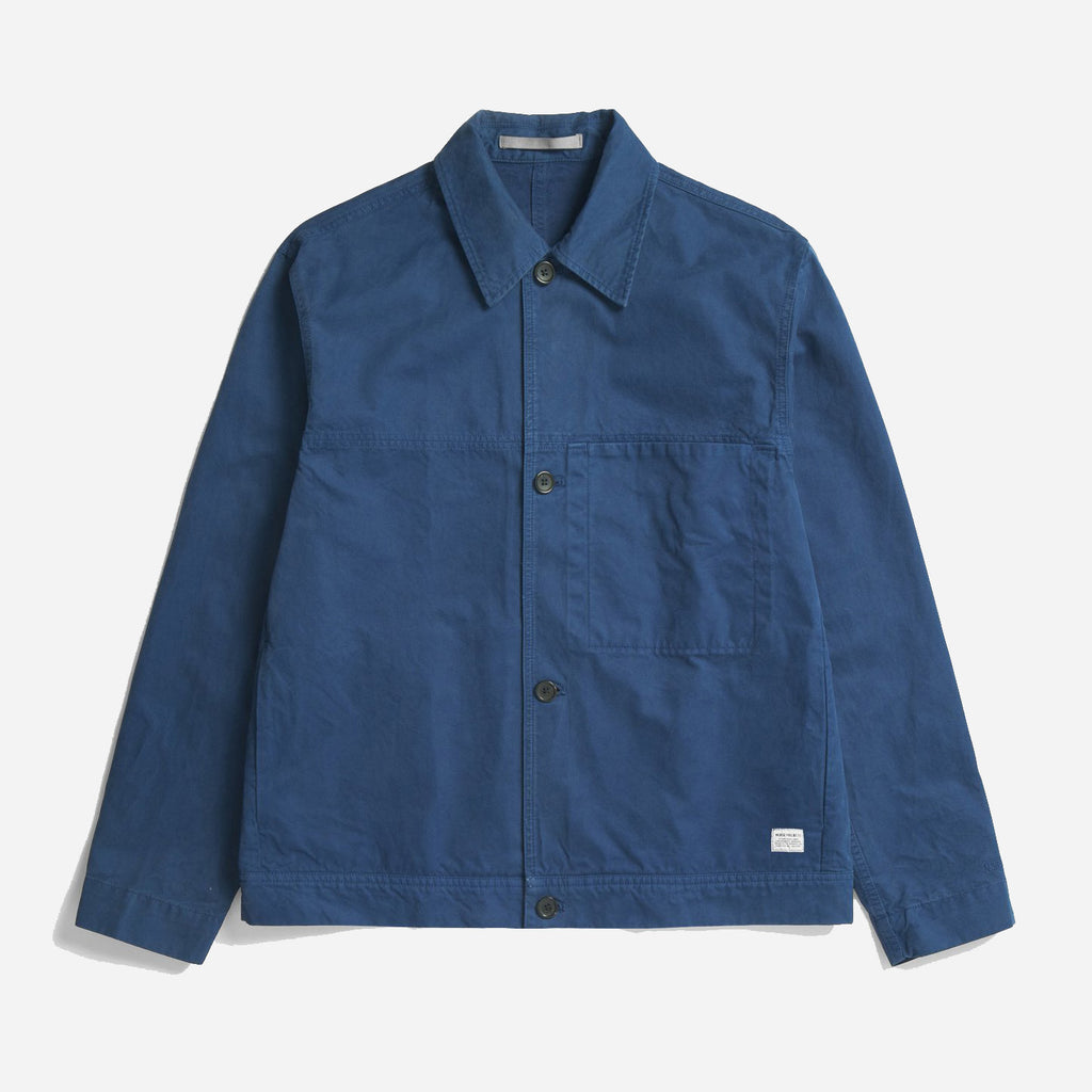 Marcus Canvas Overshirt - Workwear Blue