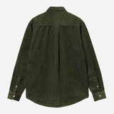 L/S Madison Cord Shirt - Tarragon/Wax