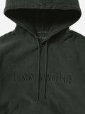 Overdyed Embroidery Hoodie - Charcoal