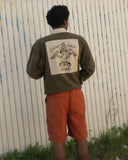 BRAIN DEAD Equipment Pullover Fleece - Olive