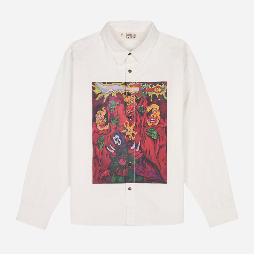 Mythic Star Oxford Shirt - White