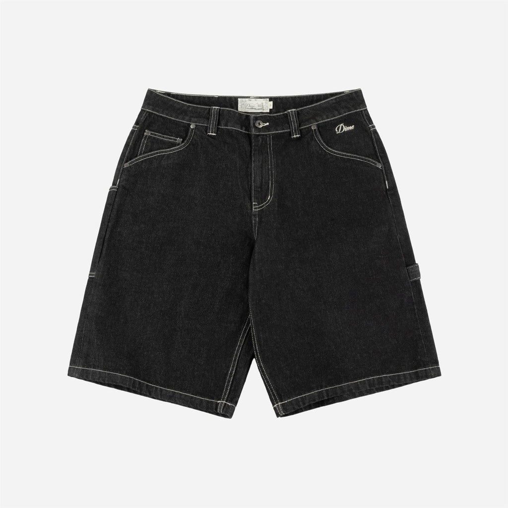 Denim Shorts - Washed Black