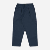 Pleated Track Pant - Navy Recycled Polytech