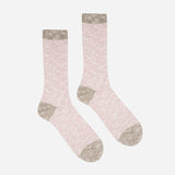 Marled Logohead Socks - Pink