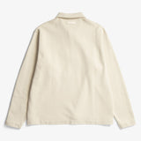 Fraser Relaxed Organic Loopback LS Polo - Oatmeal