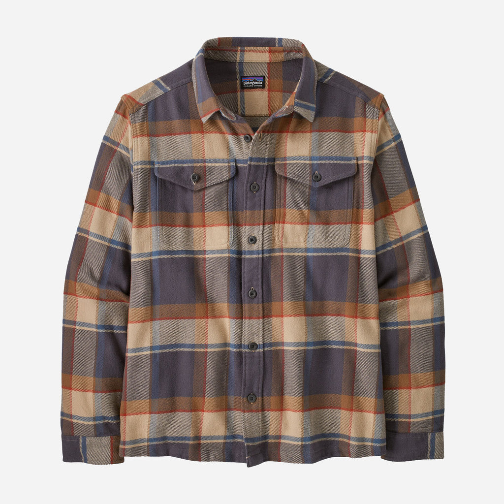 Fjord Flannel Shirt - Sunrise Ridge/Forge Grey