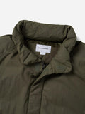 Multi Pocket Down Jacket - Olive Brown