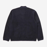 Zip Bomber - Navy Wool Fleece