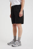 Ragnar Fine Broken Twill Shorts - Black