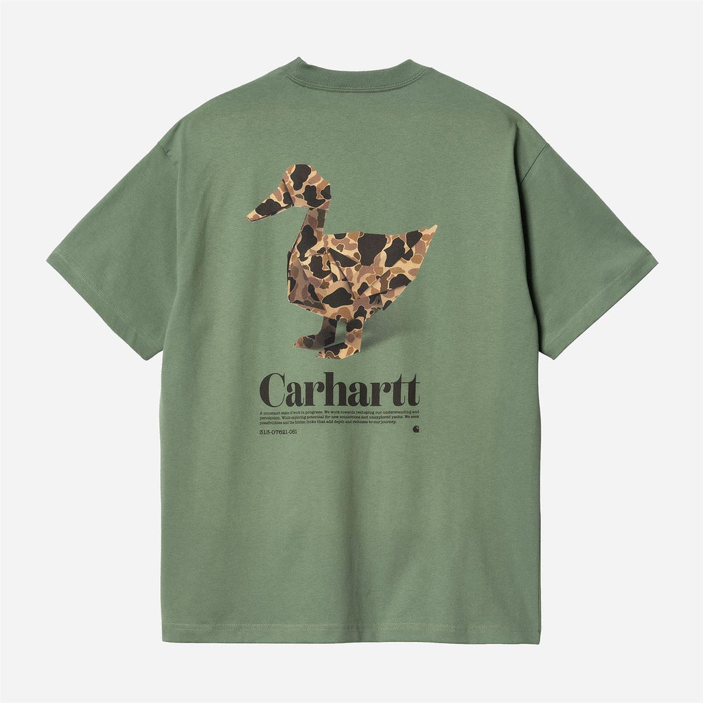 S/S Fold Duck T-Shirt - Duck Green