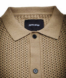 Encyclopedia Button Up Sweater - Brown