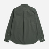 Algot Twill Shirt - Black Olive