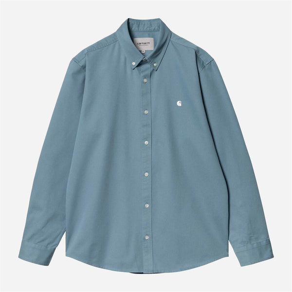 L/S Madison Shirt -  Icy Water/Wax