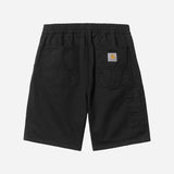 Flint Short  - Black (garment dyed)