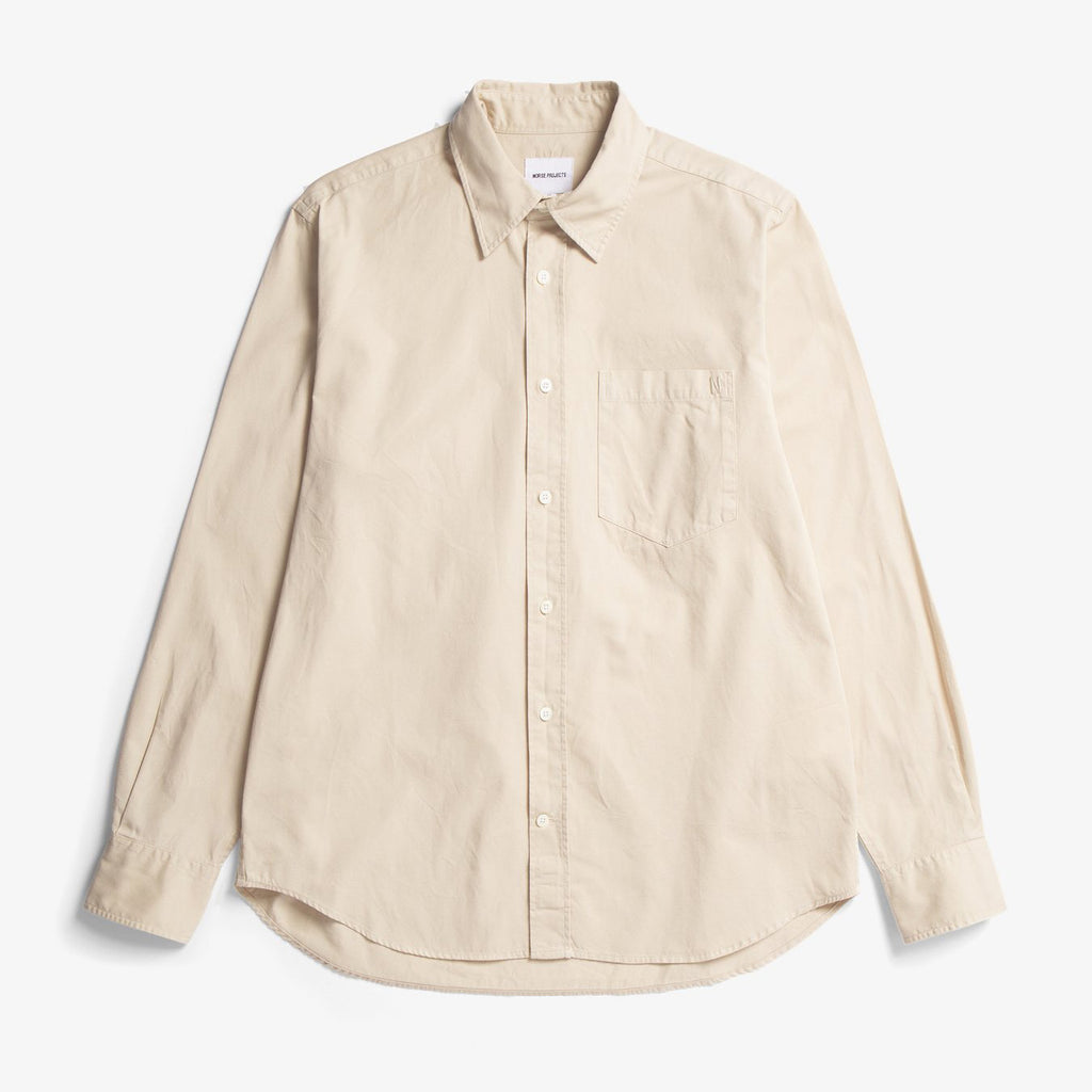 Algot Twill Shirt - Oatmeal