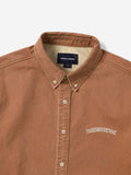 Washed Denim Shirt - Orange