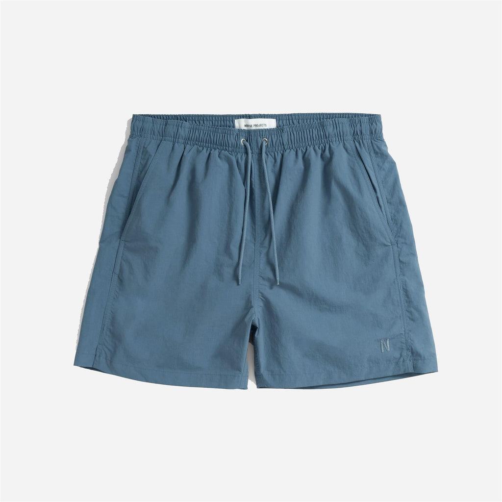 Hauge Recycled Nylon Swimmers - Fog Blue