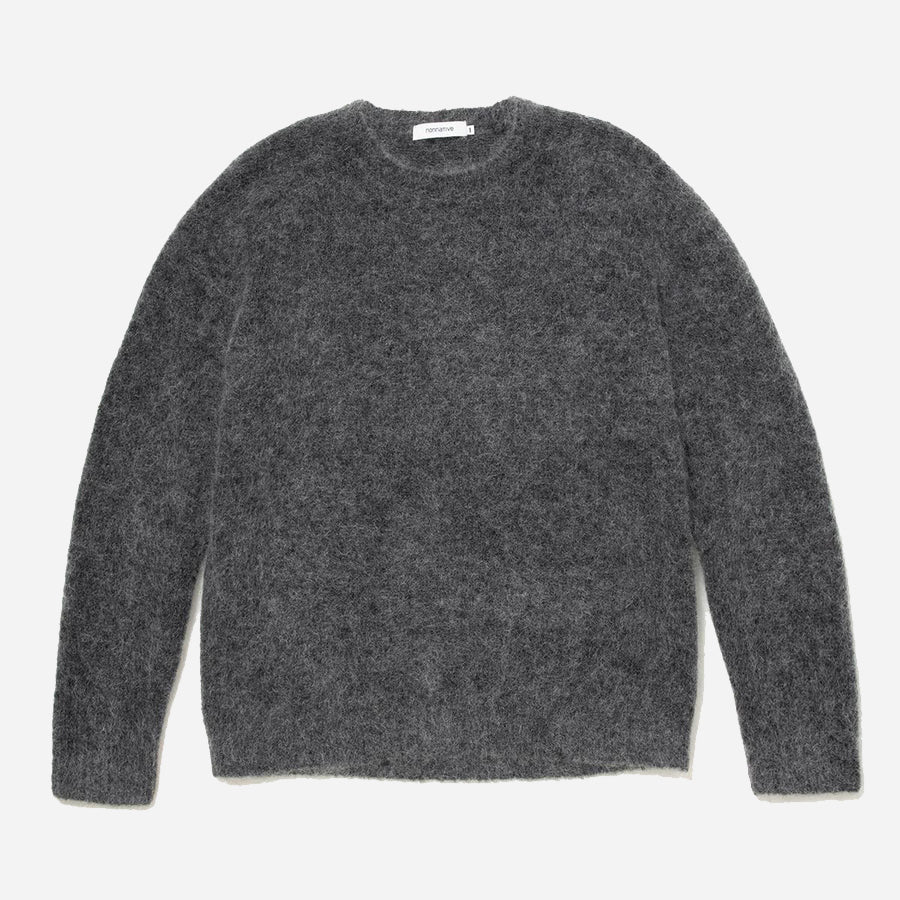 Worker Sweater Kid Mohair - Charcoal