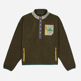 BRAIN DEAD Equipment Pullover Fleece - Olive